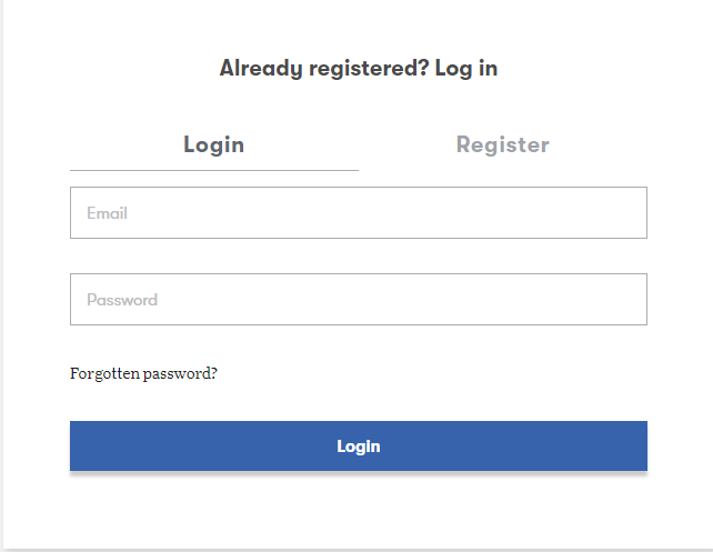 vle login screenshot